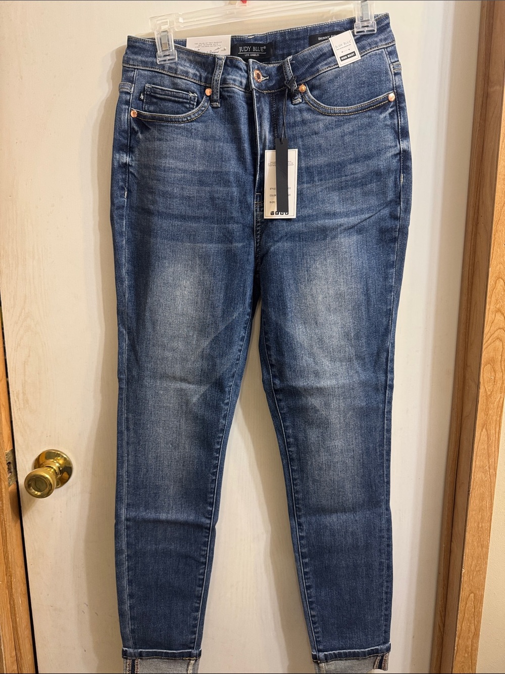 Judy Blue Skinny Jeans - Medium Indigo Blue